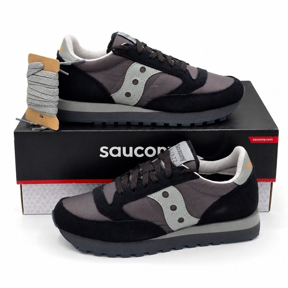 Saucony Jazz Original Women's 8 Men's 6.5 Dark Grey Black Sneakers S2044-727